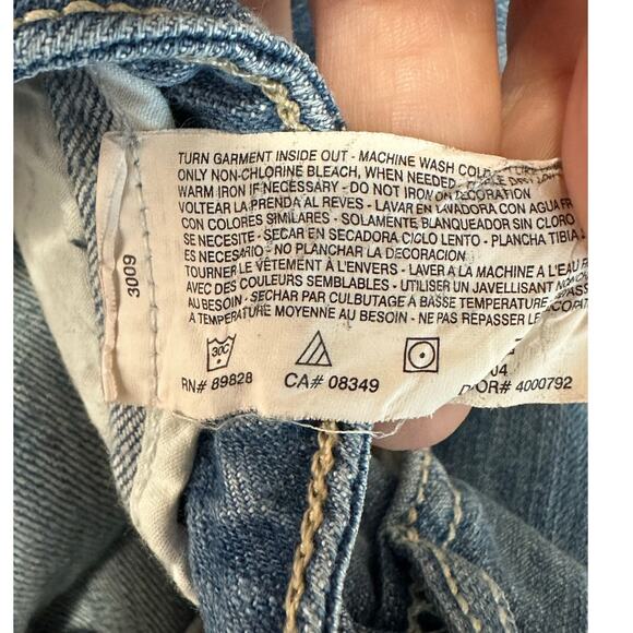 Code Bleu jeans semi distressed flare jeans size 6 - Picture 6 of 13